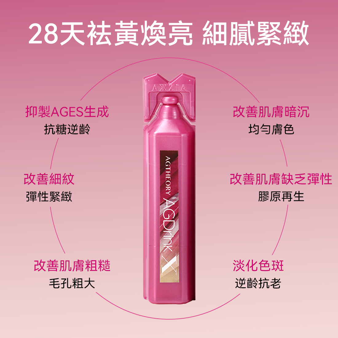 AGTHEORY 第五代AG抗糖飲 膠原蛋白飲 (25ml × 30支)