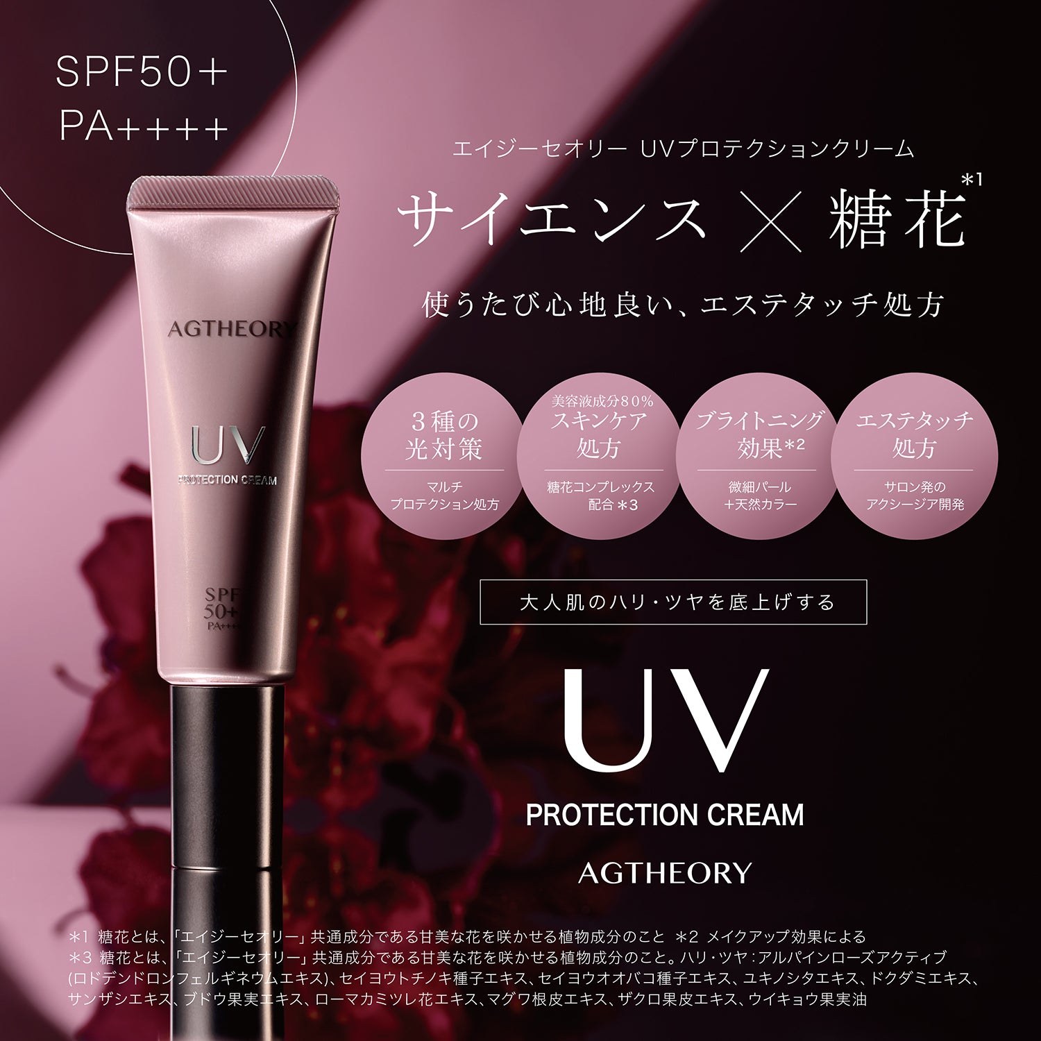 AGTHEORY UV Protection Cream SPF50+/PA++++ 40g
