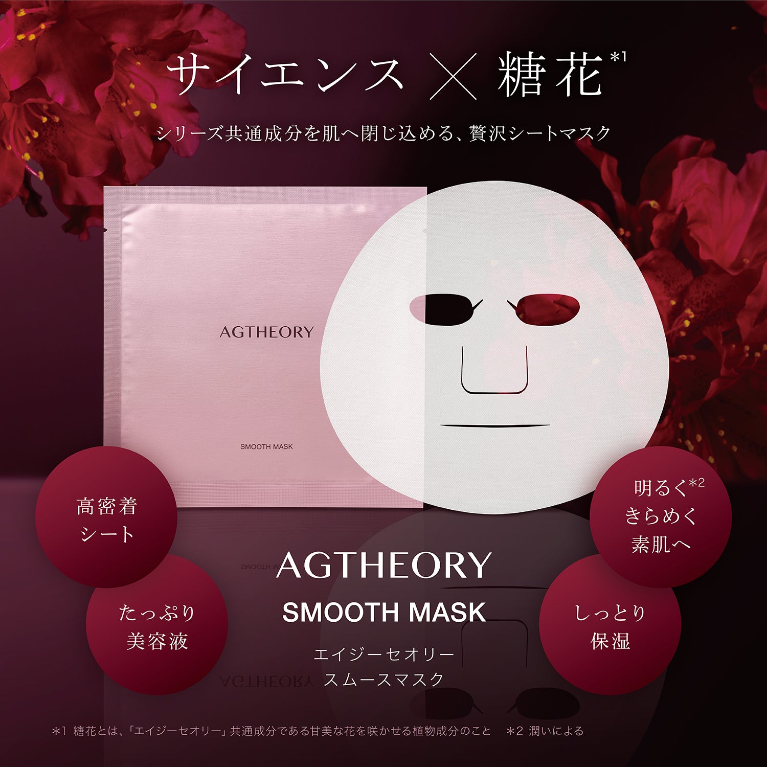 AGTHEORY 御糖絲滑精華面膜 5枚