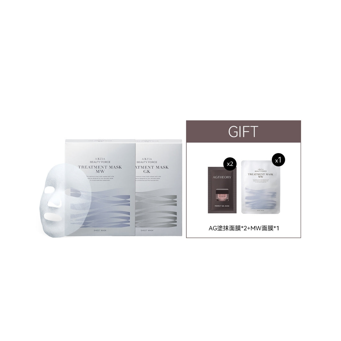 Beauty Force Treatment Mask MW*7 sheets+Treatment Mask GK*7 sheets
