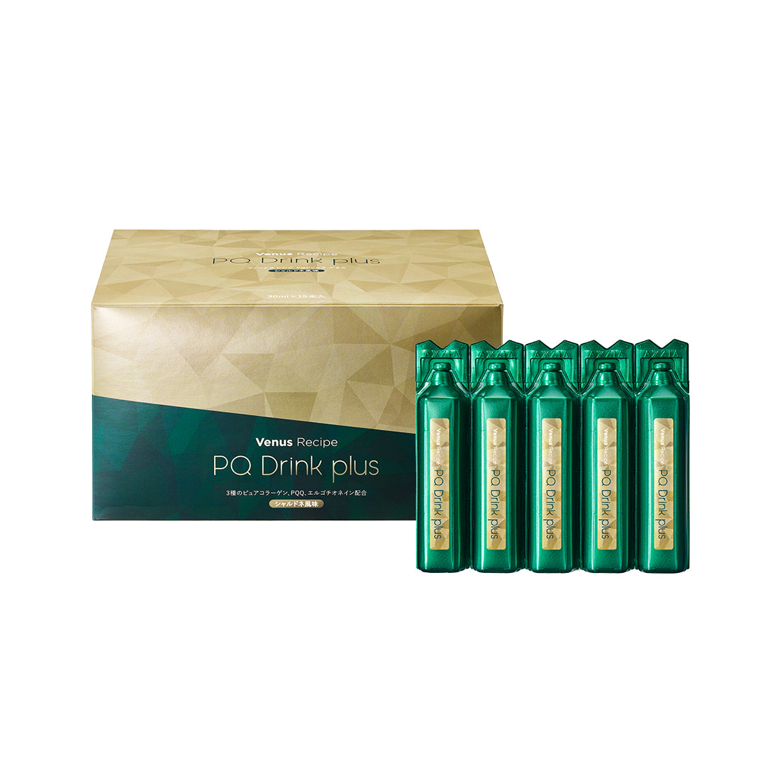 【預售】PQ 煥活逆齡塑顔飲（30ml x 15支）